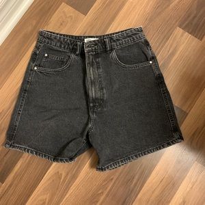 Zara high waisted denim shorts!